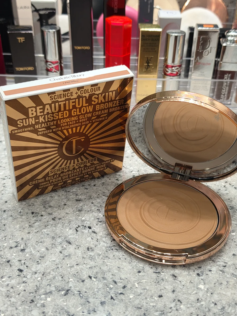 Charlotte Tillbury Sun-Kissed GLOW CREAM BRONZER - 1 Fair